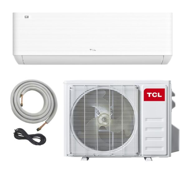 TCL 24000 Btu - Mini Split AC Unit - Heat Pump (-13°F), Wi-Fi, E-Star: 17 SEER2/12.5 EER/9 HSPF